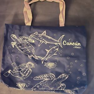 Cancun, Mexico Blue Sea Scenery Tote Bag